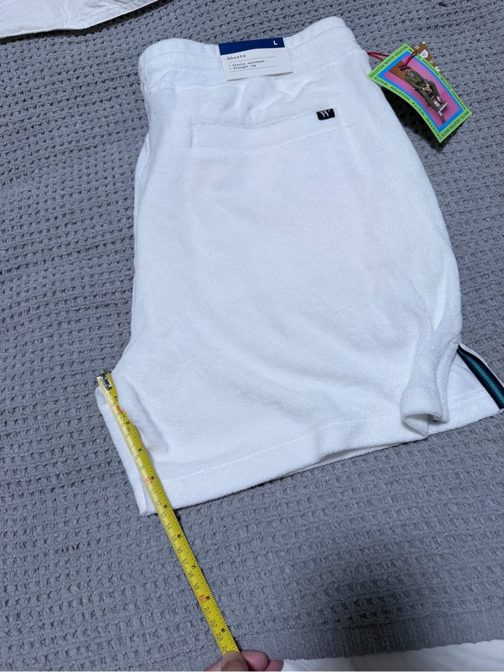 🔥Houston White Terry Drawstring Shorts new with Tags🔥 - Picture 7 of 7